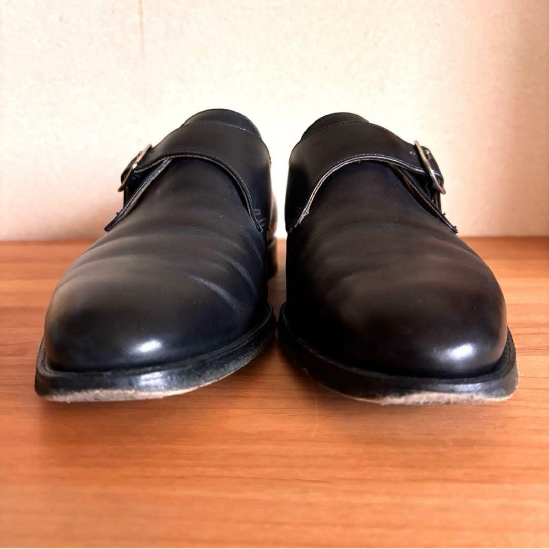 フ*ジ様 CROCKETT&JONES MALVERN 3シングルモンクストラッ