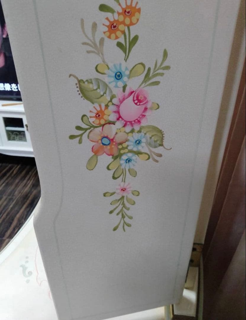 ロココ調　アンティーク　猫足　ドレッサー　三面ミラー