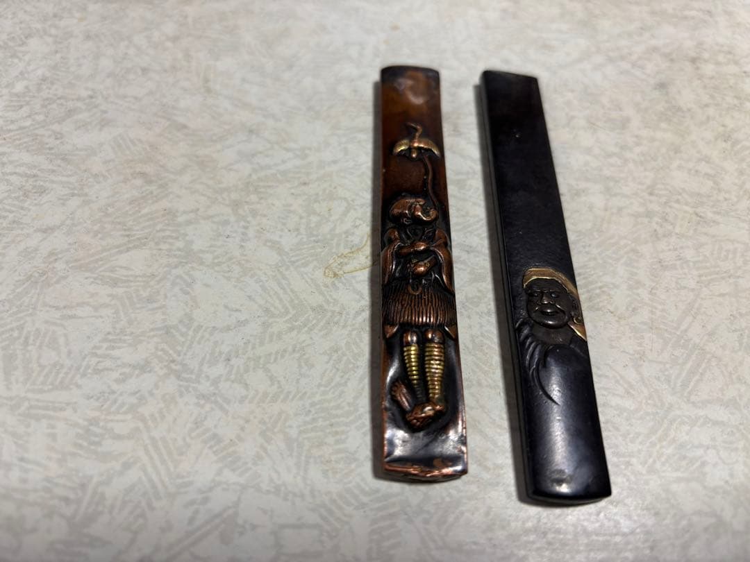 小柄　4本　セット　日本刀　武具　達磨　送料無料