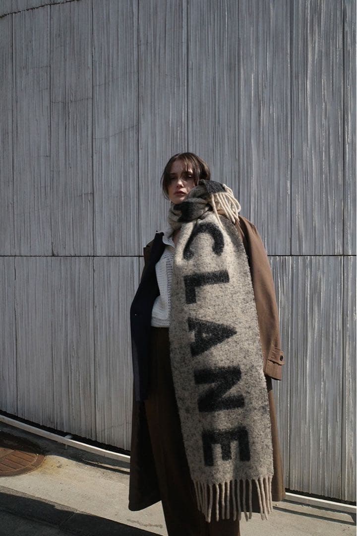 ⚠️大幅値下げ⚠️ CLANE CLANE LOGO MUFFLER