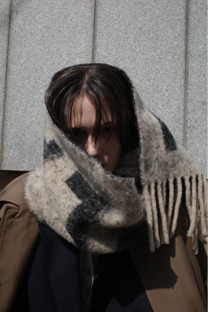 ⚠️大幅値下げ⚠️ CLANE CLANE LOGO MUFFLER