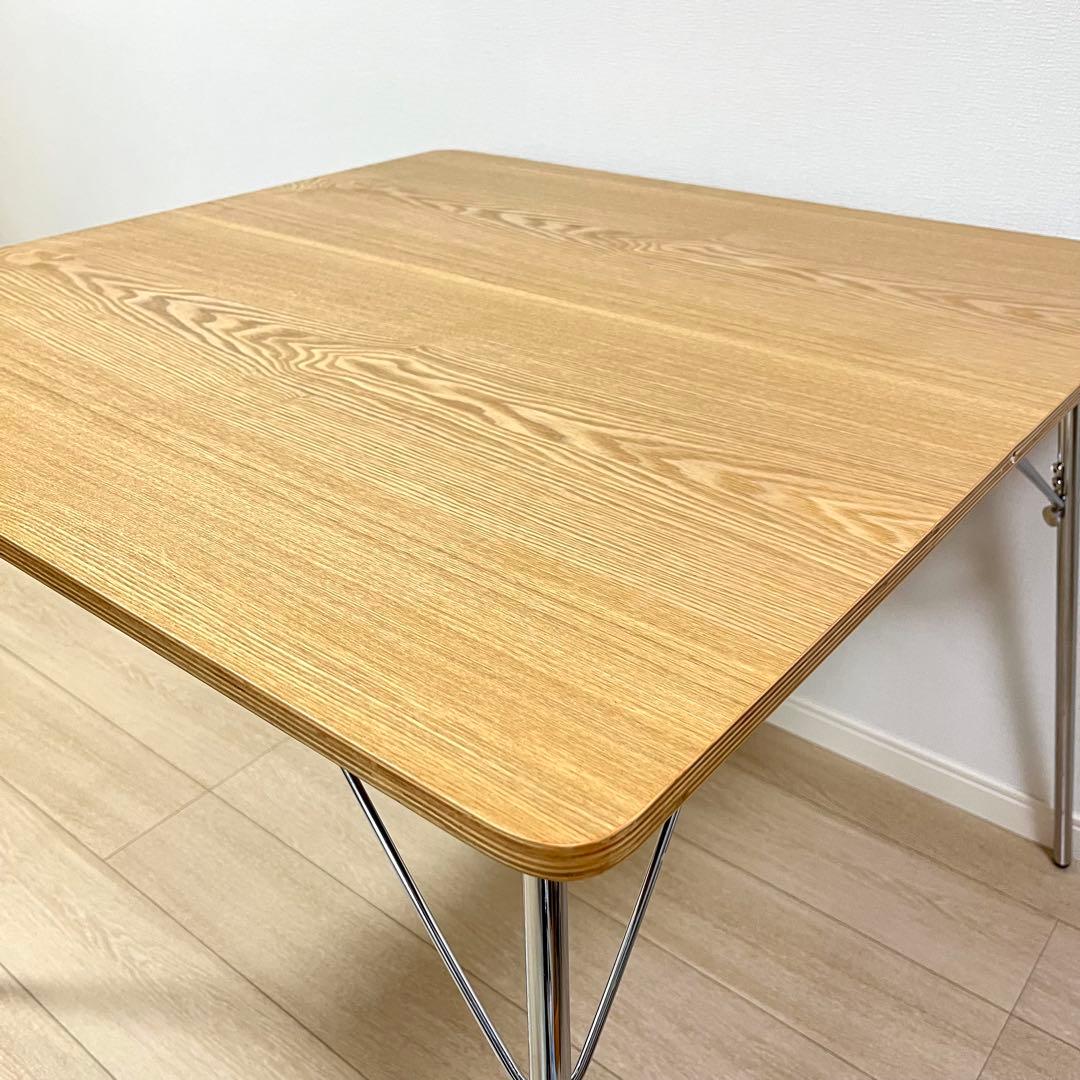 (つ26)イームズ 折りたたみ式 ダイニングテーブル DTM-2 正方形