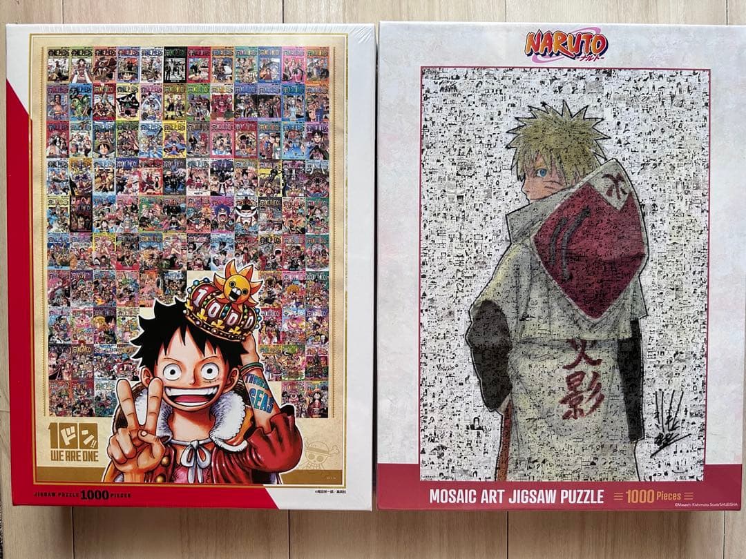 ONE PIECE & NARUTO モザイク ジグソーパズル