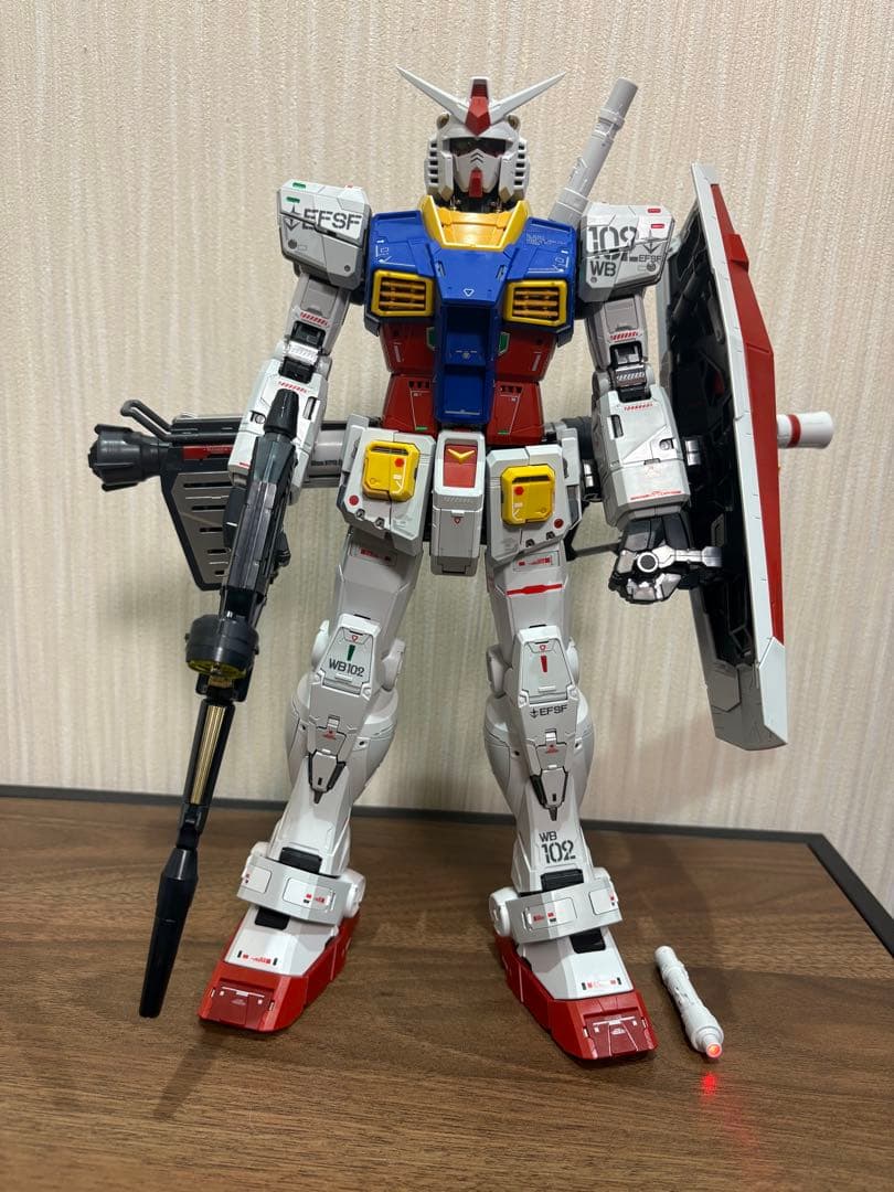 PG UNLEASHED 1/60 RX-78-2 ガンダム拡張付 PGU完成品