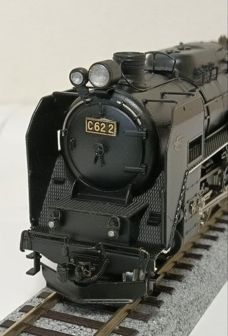 HOゲージ 天賞堂 Ｃ622号機蒸気機関車、モーター交換、メンテナンス済