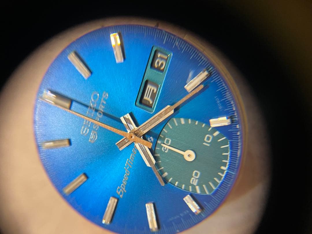 6139-8050 セイコー　スピードタイマー　不動ジャンク　巻棒抜　部品取りに