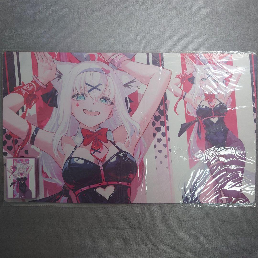 α1 ホロライブ 狐のポーズ&バニー 白上フブキ スリーブ&プレイマット