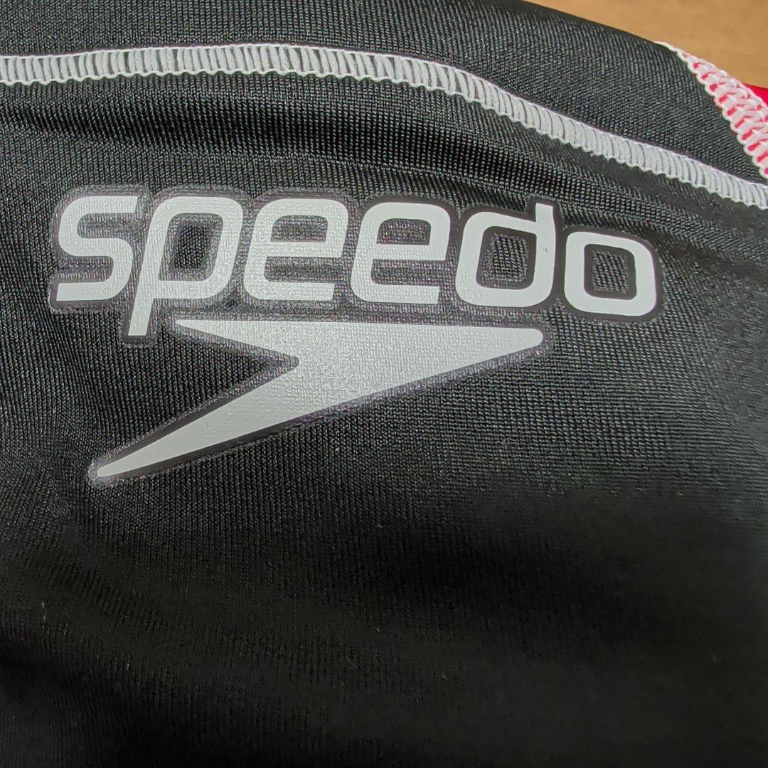 speedo 競泳水着 ブラック/レッド