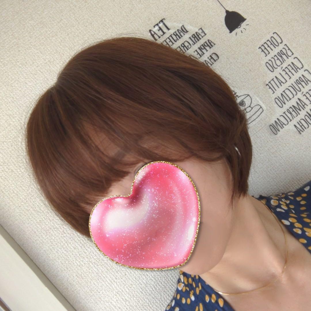 ★サラサラ高級人毛100%★ショート　ブラウン　フルウイッグ　かわいいかつら