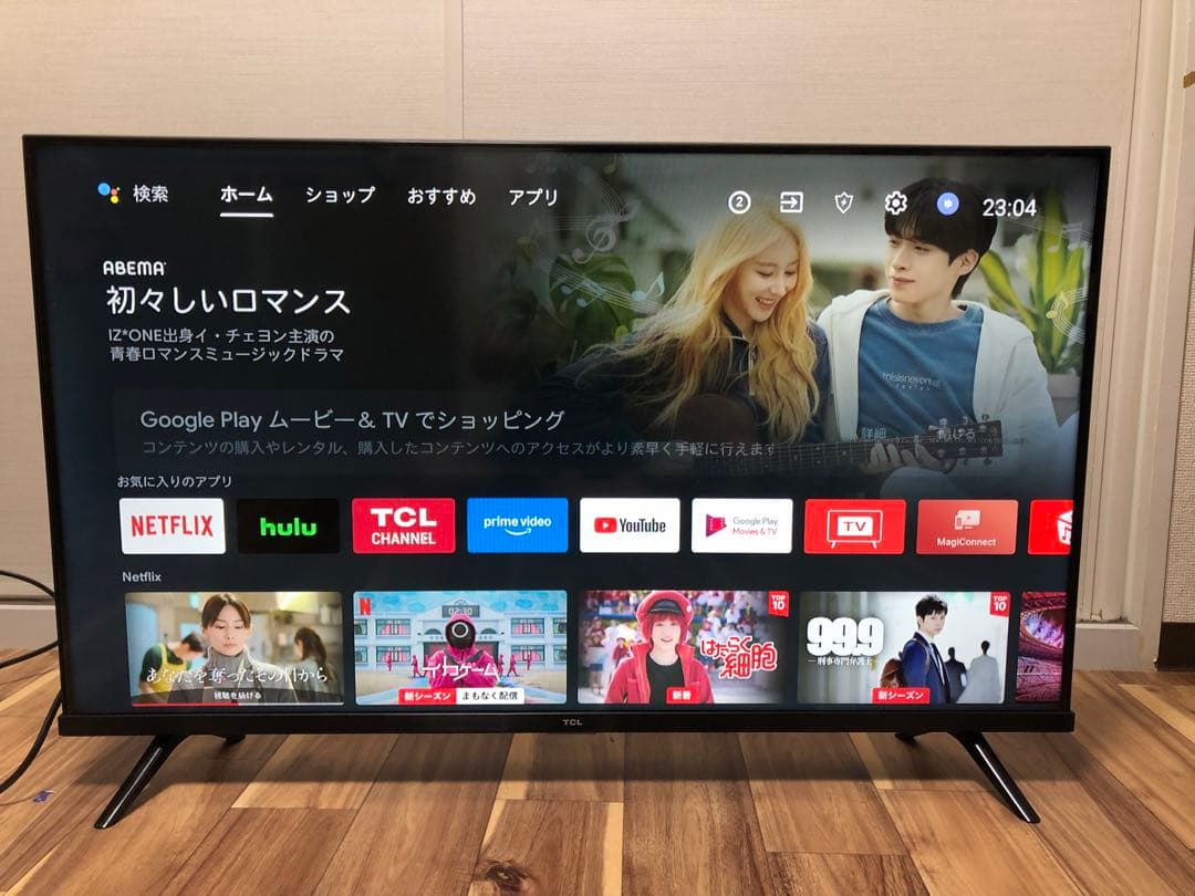 TCL 40V型 液晶テレビ Android TV 40S5200B 2021年