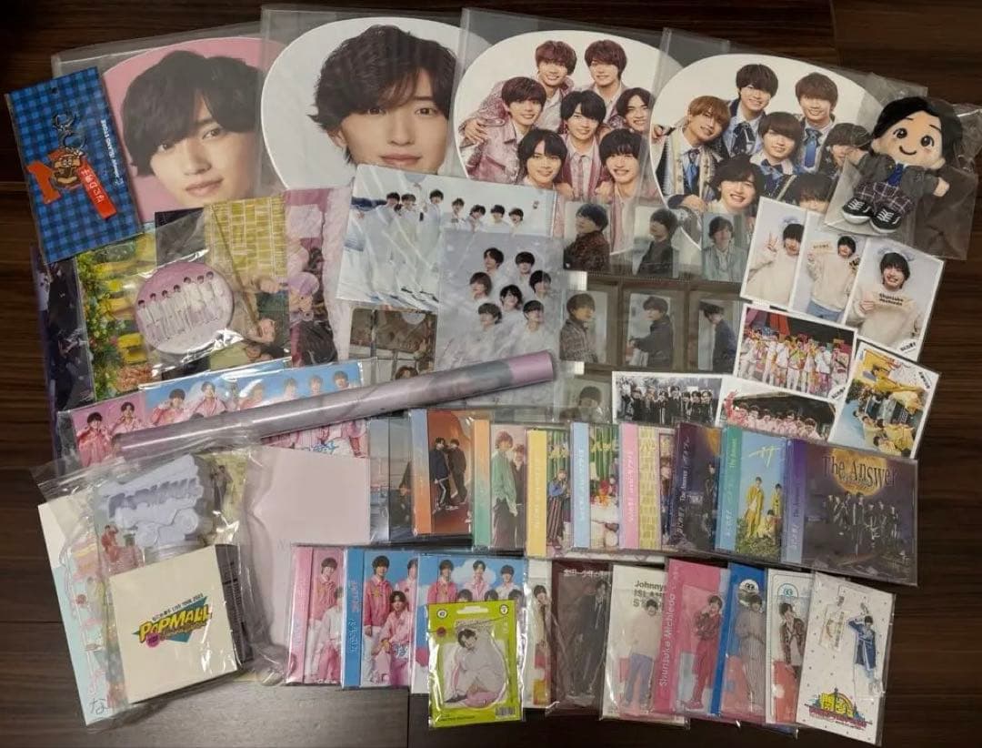 なにわ男子　道枝駿佑　アクスタ　うちわ　ちびぬい　cd まとめ売り