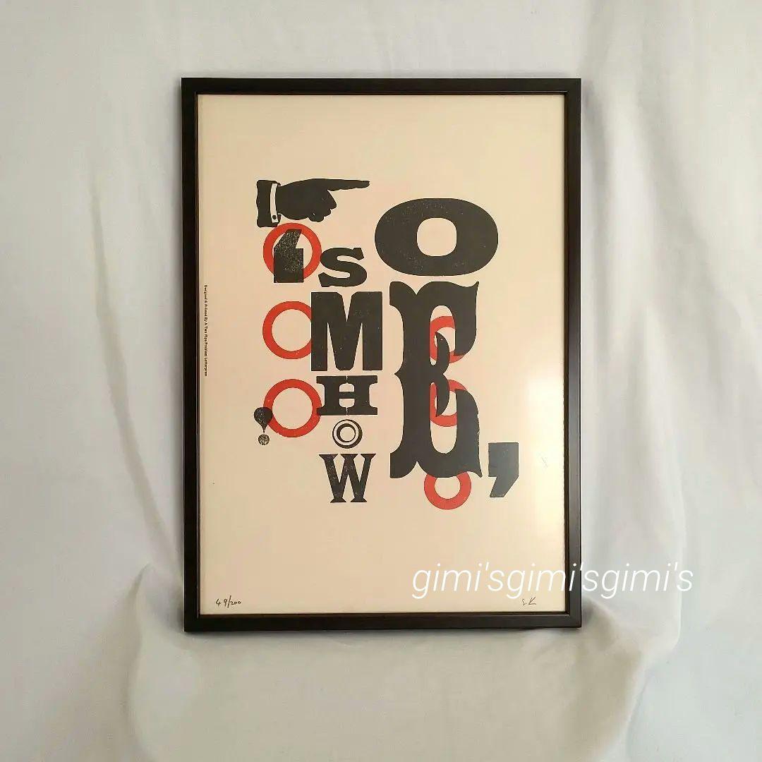 Stephen Kenny活版印刷 MADE in U.K.ミッドセンチュリー