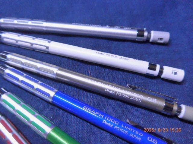 貴重なPentel GRAPH1000 LIMITED 0.5／白含6本セット