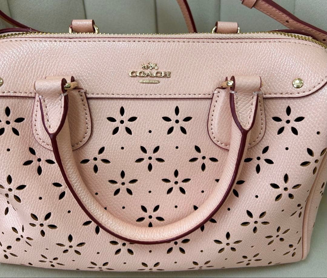 ★新年特別限定価格★約7万購入 コーチ保存袋レザー ミニ ベネット サッチェル