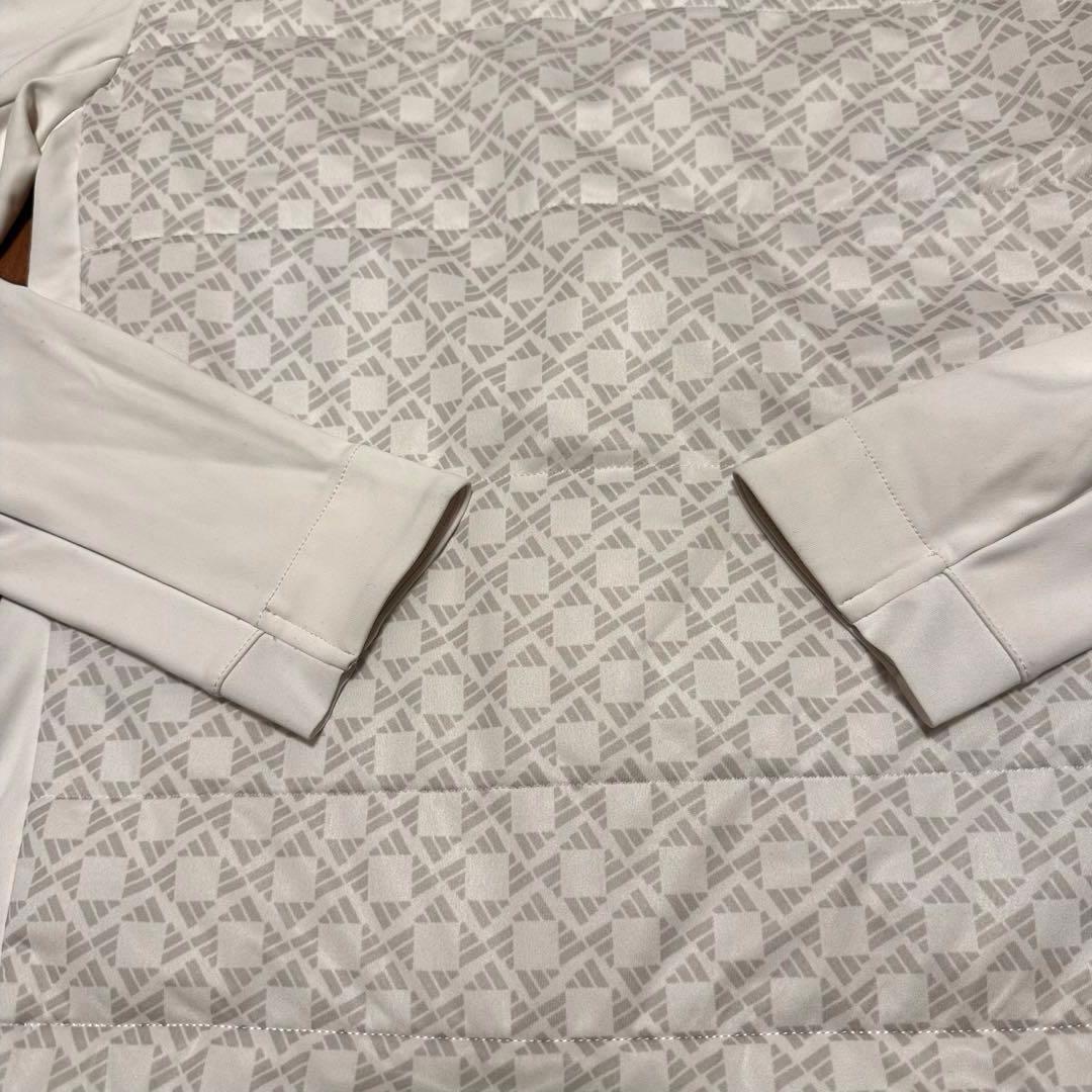 キルト生地　長袖モックネック　極暖　秋冬　真冬　防風　裏起毛　税込19,800