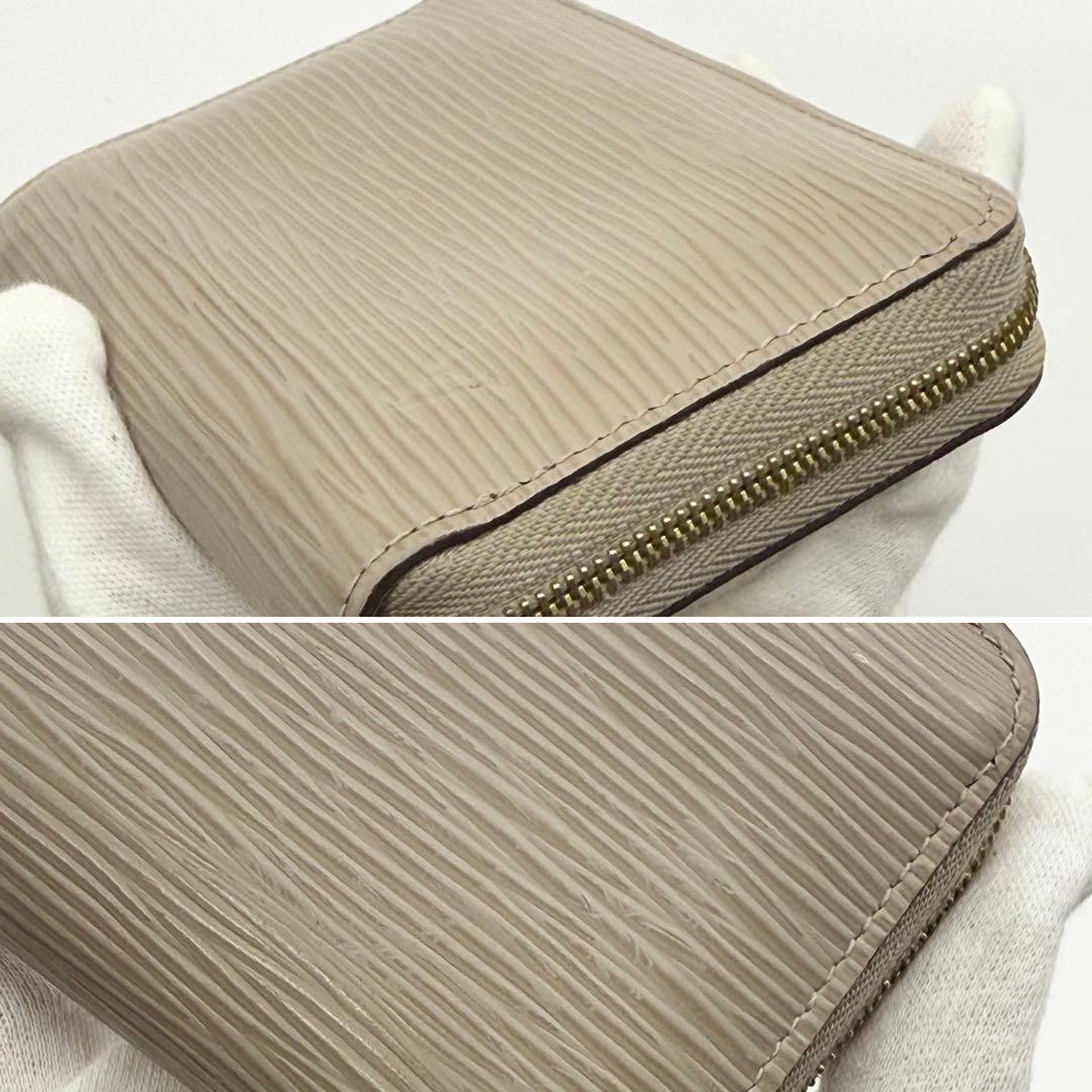 美品 ルイヴィトン エピ ジッピーパース 小銭入れ ミニ財布 グレージュ