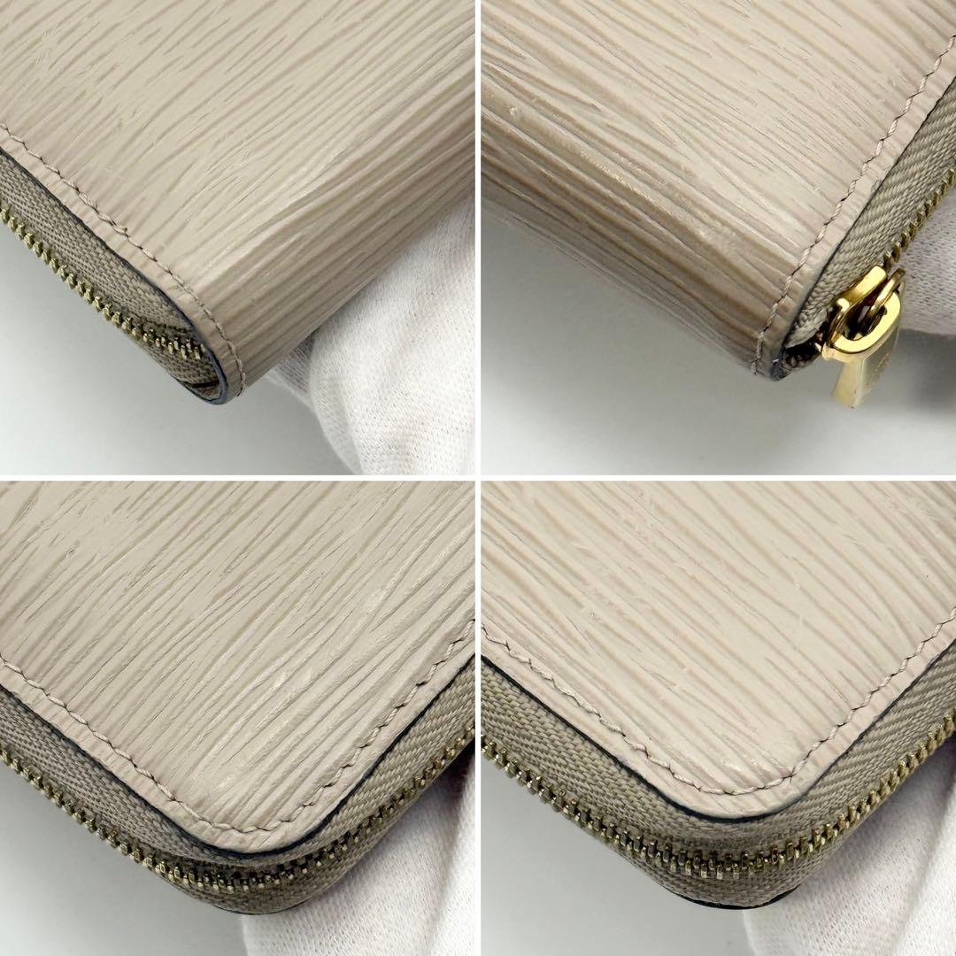 美品 ルイヴィトン エピ ジッピーパース 小銭入れ ミニ財布 グレージュ