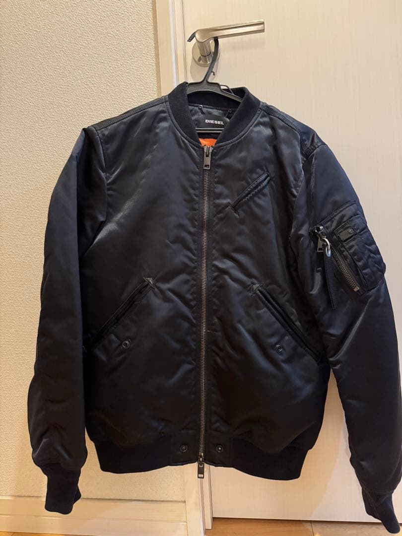 ブラック ライダースジャケット