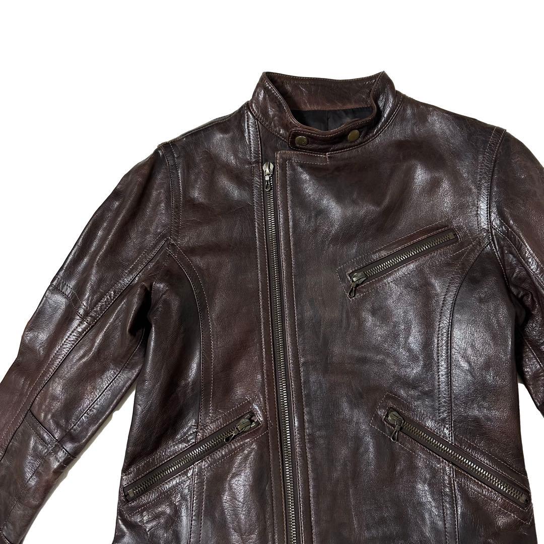 伊藤 SHELLAC シェラック カウレザー シングルライダース