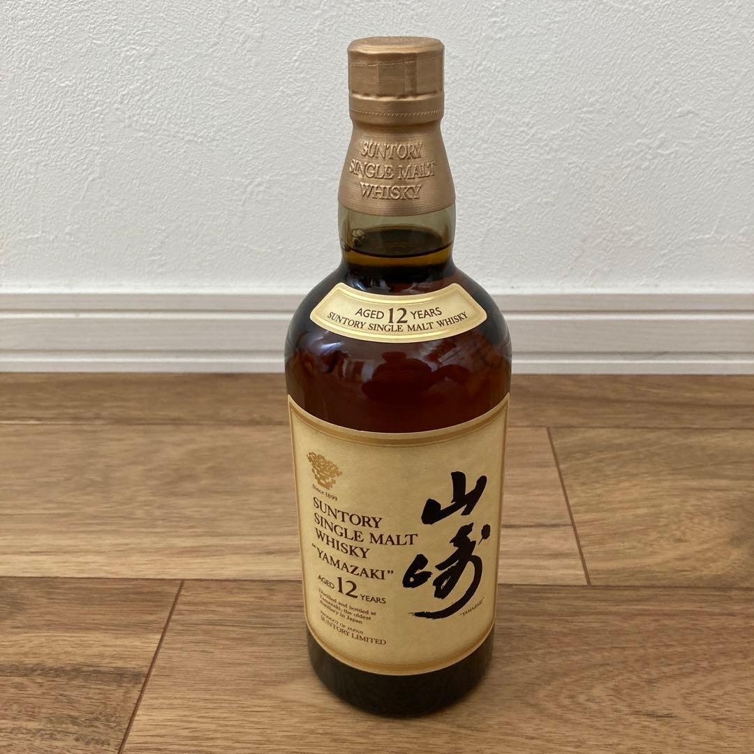 【未開封】山崎12年 サントリーシングルモルトウイスキー 750ml