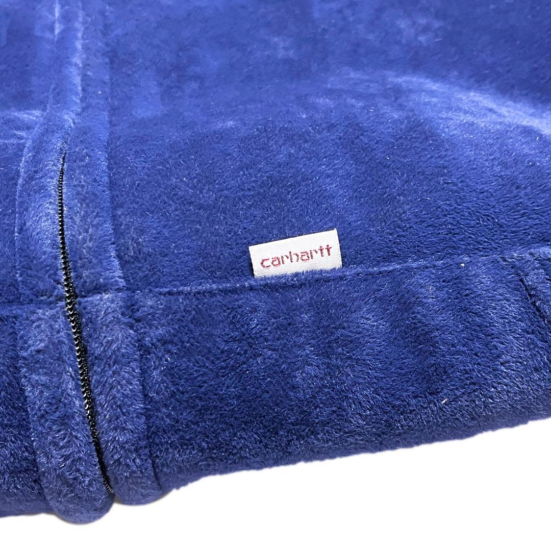 80's〜 Carhartt Velour Parka Navy 3XL