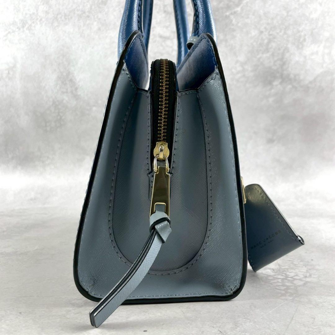 ✨極美品✨マークジェイコブス　リトル ビッグ ショット　2way レザー　ブルー
