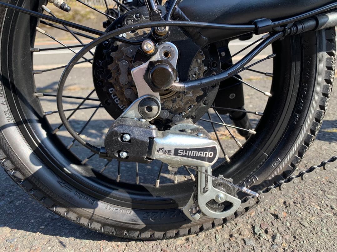 【動作確認済】送料無料HAIGEディスク式折りたたみ電動アシスト自転車16インチ