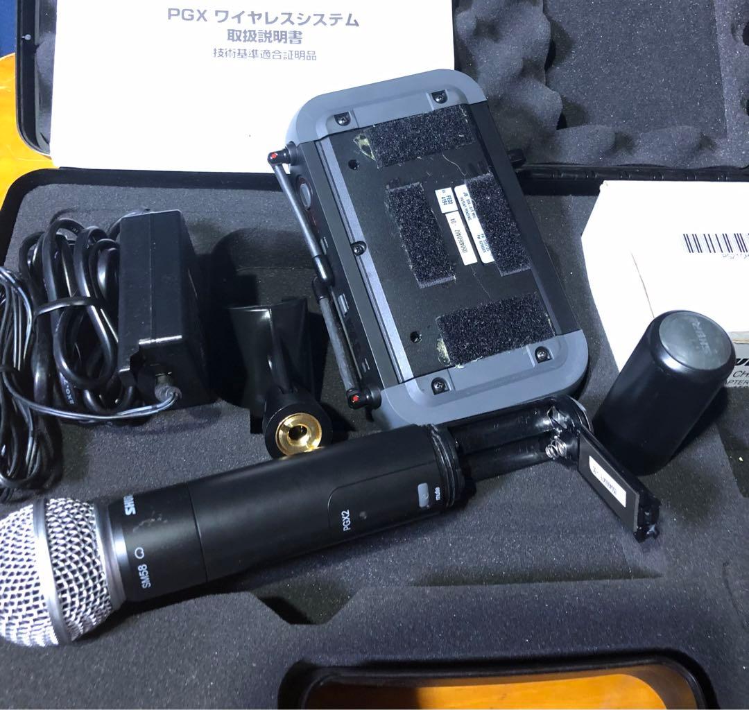 SHURE PGX24ワイヤレスマイクレシーバー