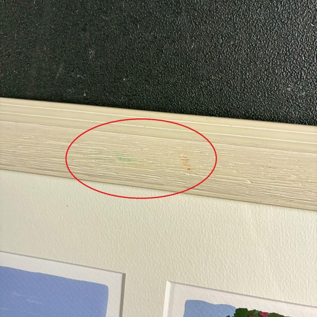 サルボ「エーゲ海 パノラマ」ミクストメディア 直筆サイン入 額装 イタリアの画家