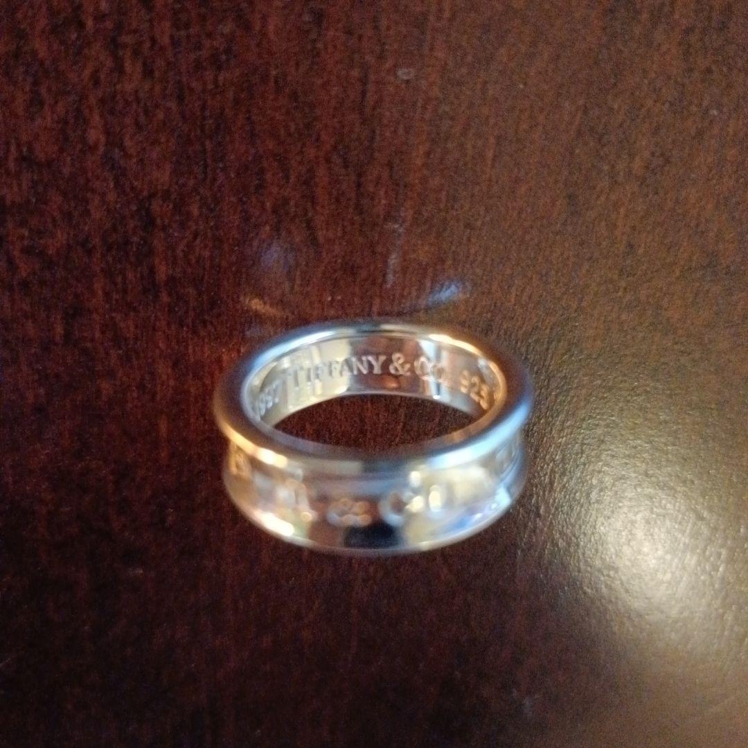 超美品 ティファニー 1837 ナローリング 13号 Tiffany シルバー