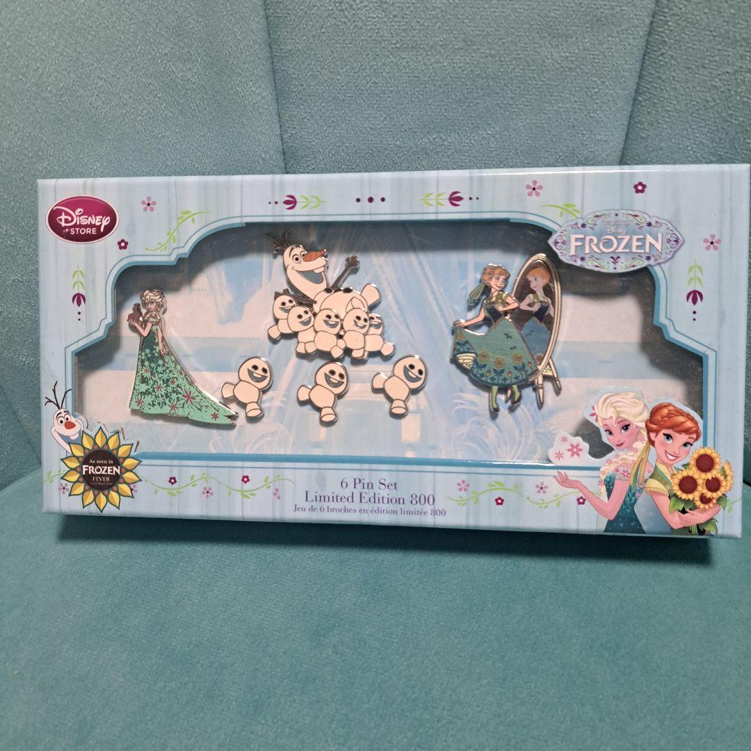 ディズニーストア　アナと雪の女王　エルサ　ピンバッジ　セット　LE 800
