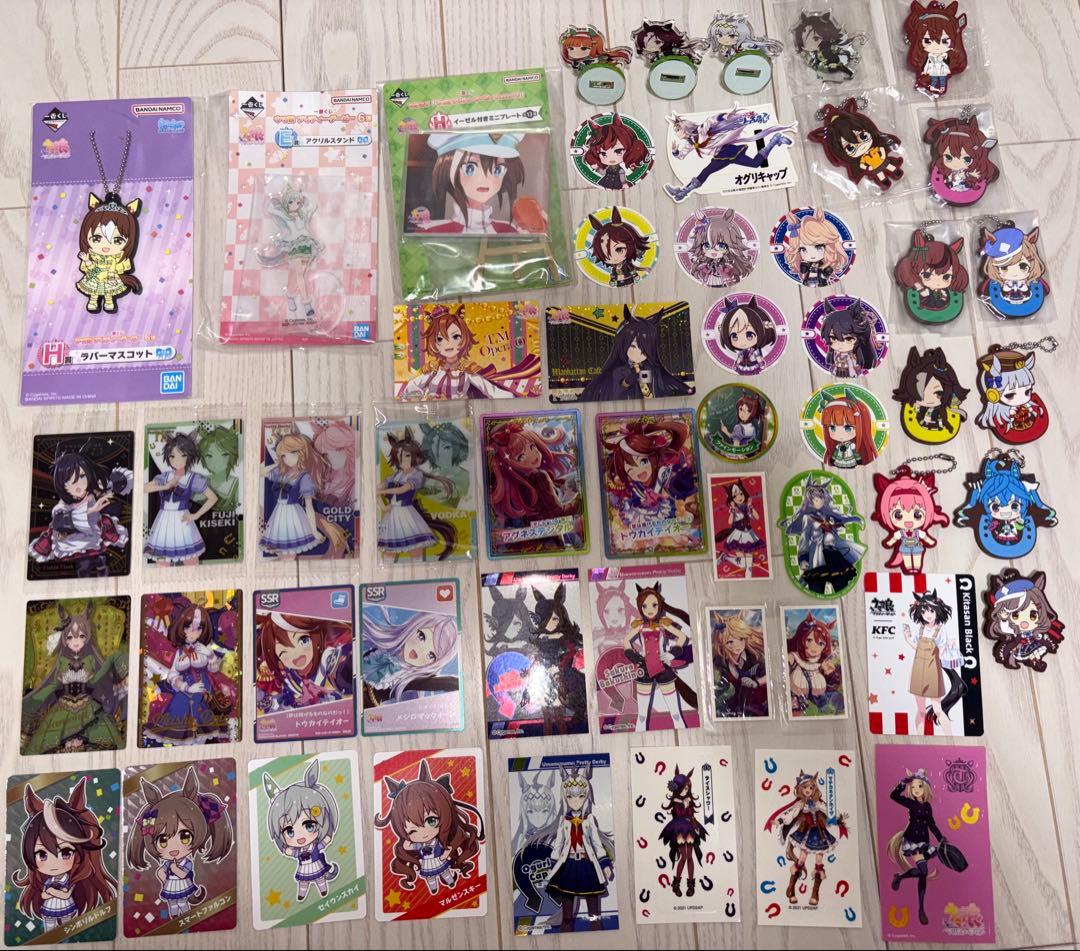 ウマ娘 アクリル キーホルダー カード 53点まとめ売り