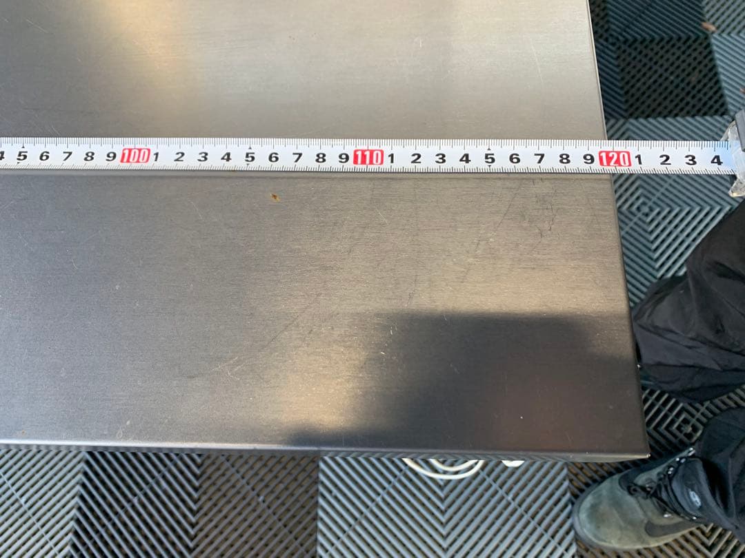 ステンレス製2段作業テーブル 120cm