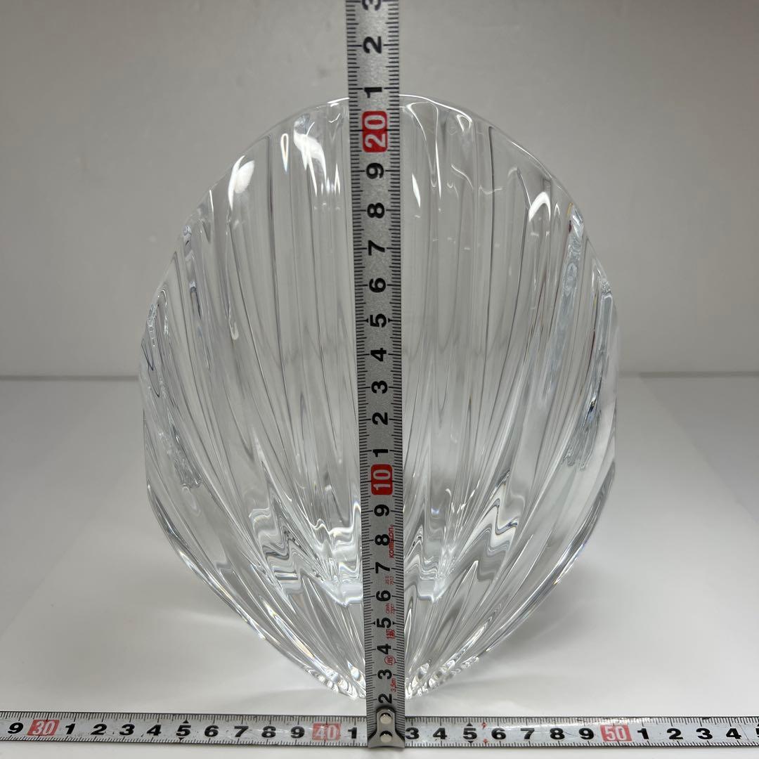 バカラ　リゴット　フラワーベース　高さ21㎝　東里7-0813①