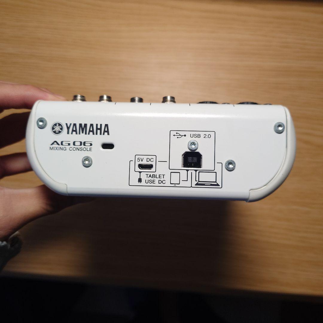 【箱付き・美品+Apple純正アダプター付】YAMAHA AG06