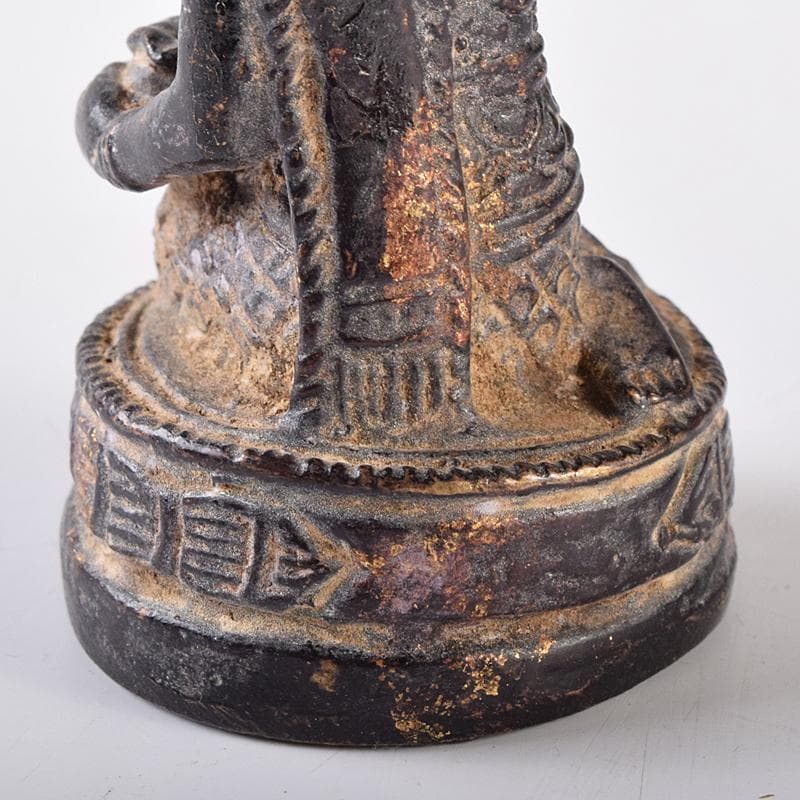 中国　古銅鍍金　チベット仏　仏像　C　8214E