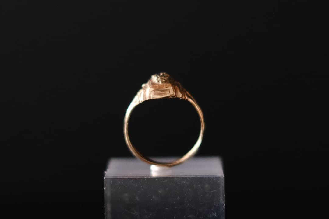 アメリカアンティーク｜10k gold School Ring