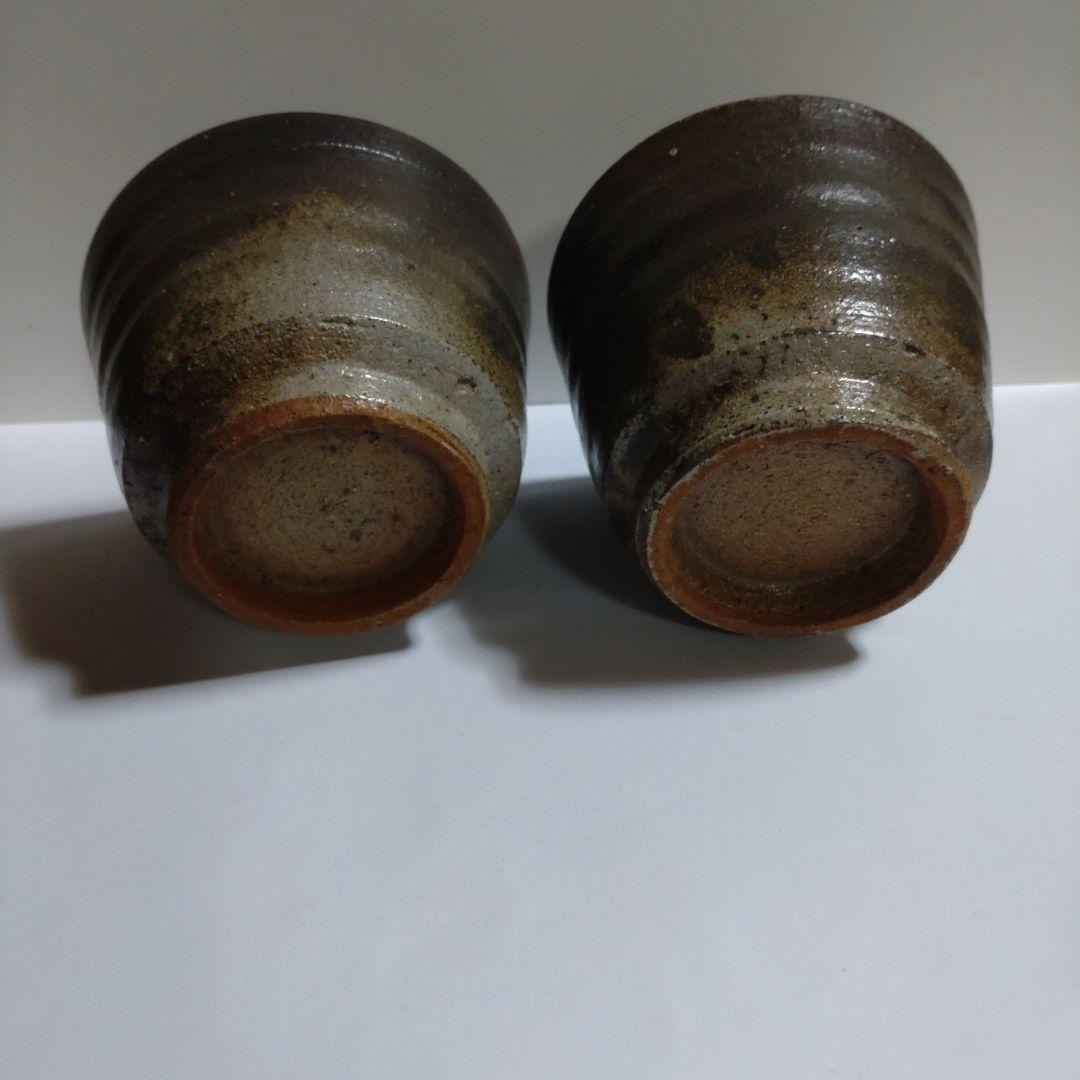 益子『岡田謙三』　蕎麦猪口　二客