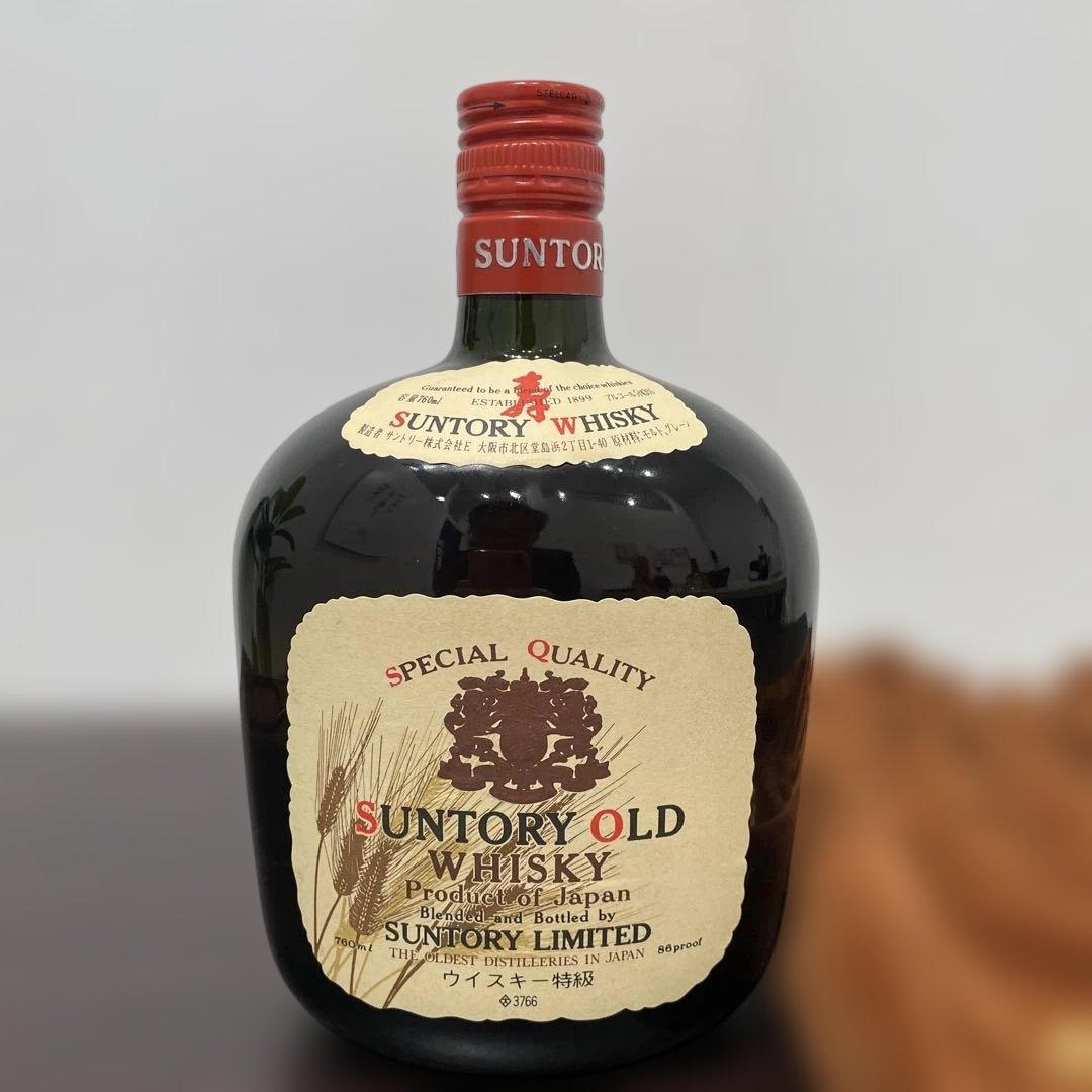 【未開封】サントリーオールドウイスキー 750ml 専用袋付き