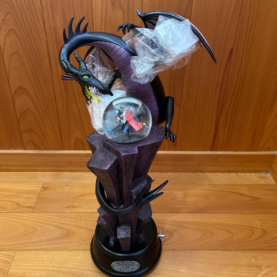 ディズニー/マレフィセント・ドラゴン/スノーグローブ　ライト&オルゴール