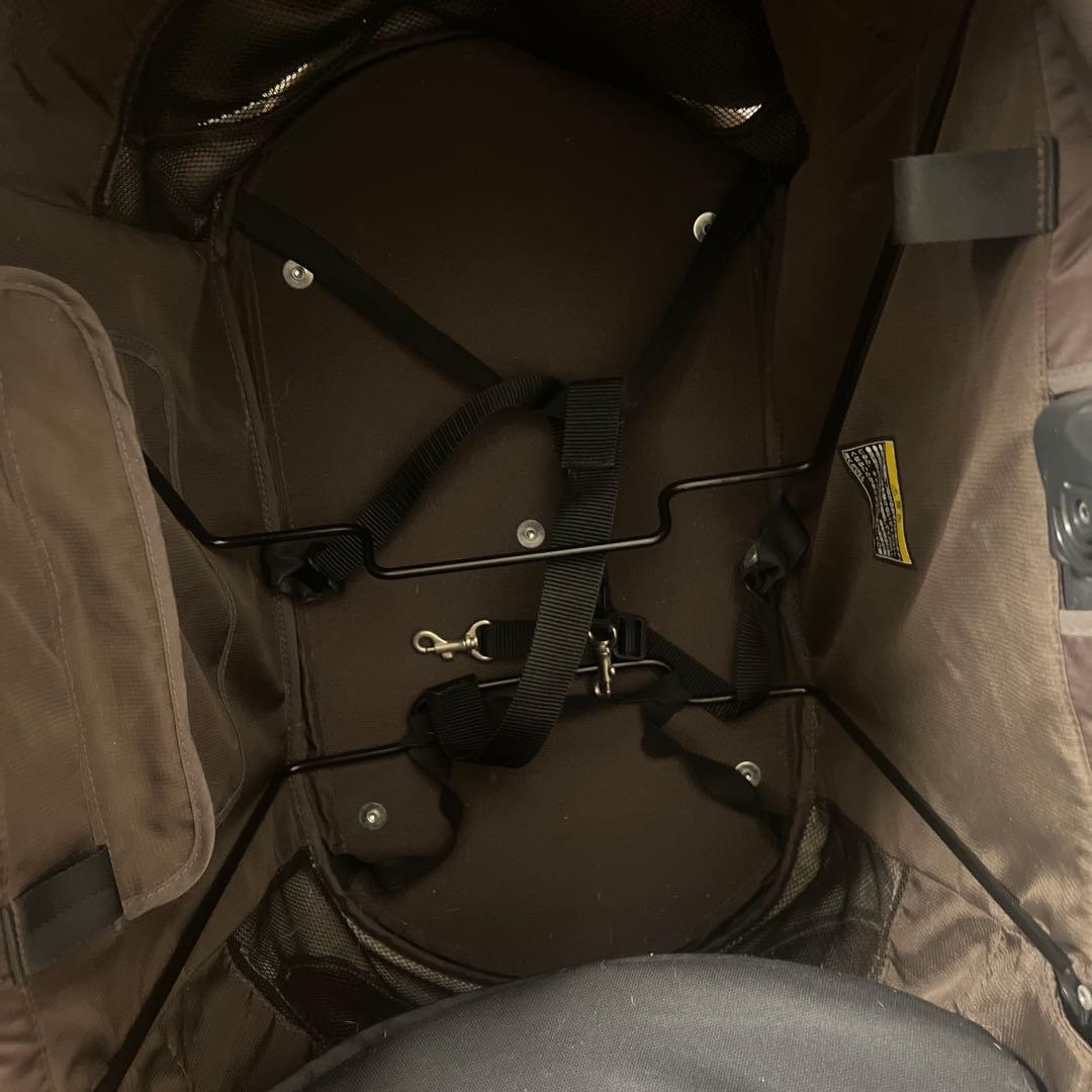 【ほぼ未使用】 コムペット ミリクラン ペットカート／ペットバギー マナブラウン