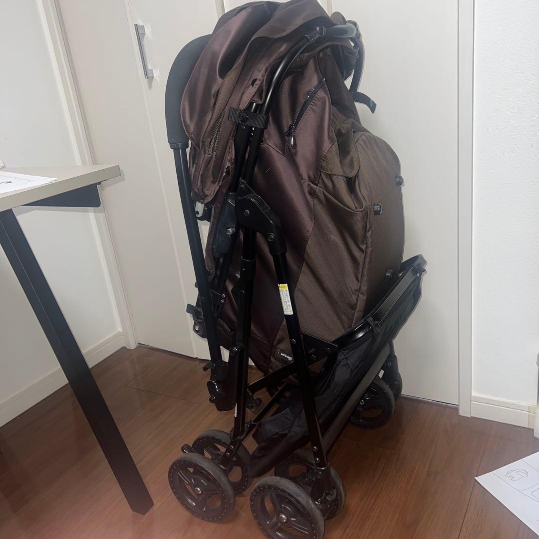 【ほぼ未使用】 コムペット ミリクラン ペットカート／ペットバギー マナブラウン