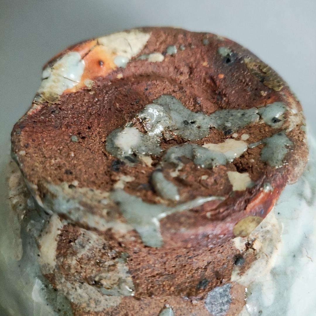 中島勝乃利　鉄絵茶碗　鯉江良二