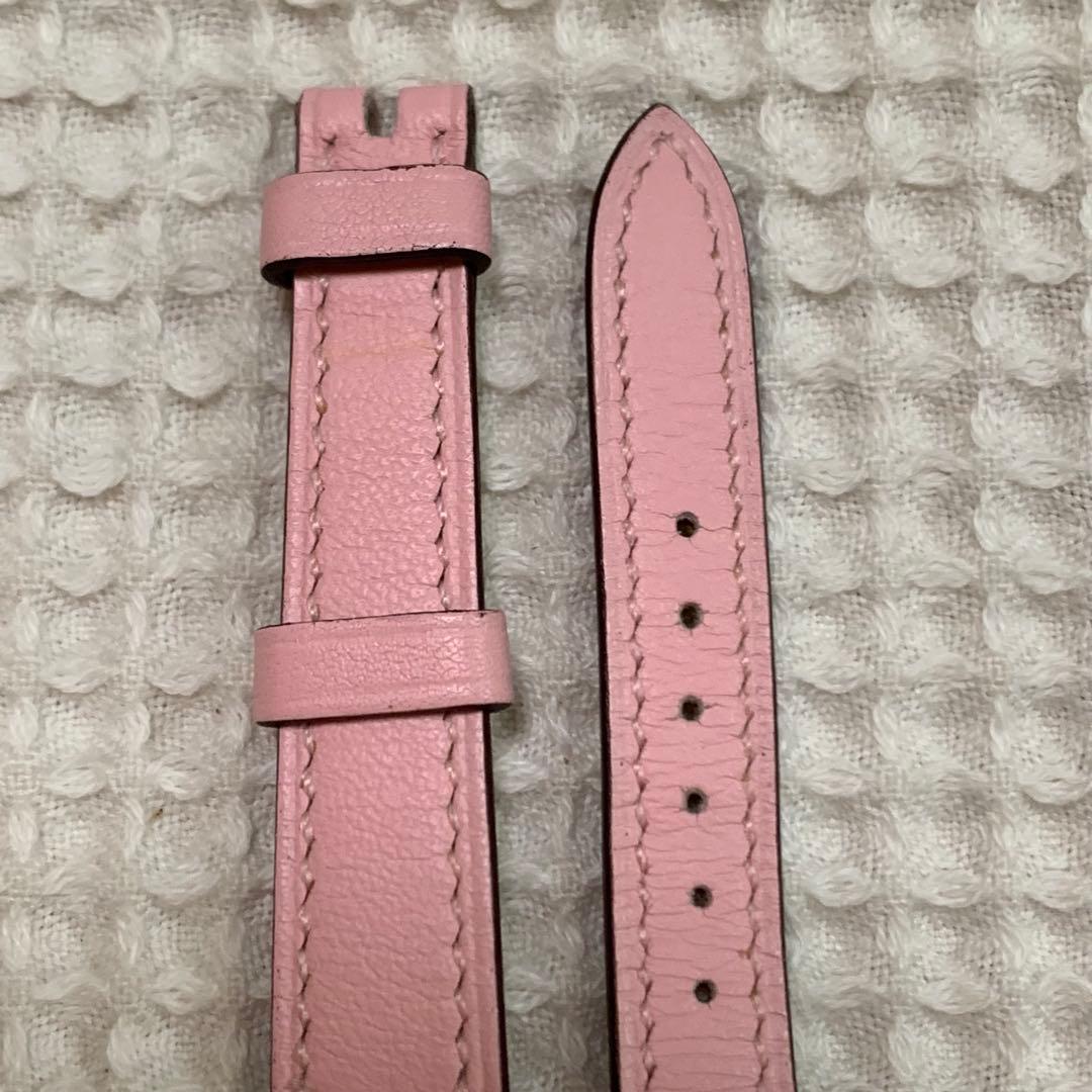 限界価格　HERMES 時計ベルト　ヴォースウィフト　ローズサクラ　13mm