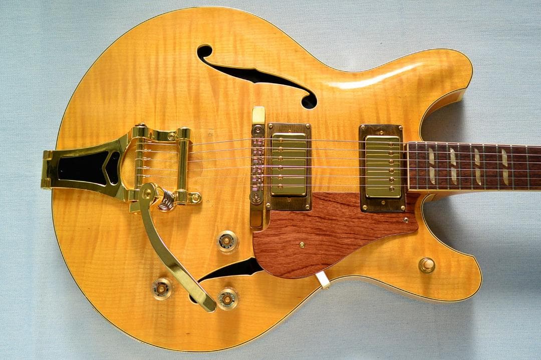 Yamaha SA-50 特製パーツ搭載 70年代製 フルホロー Bigsby