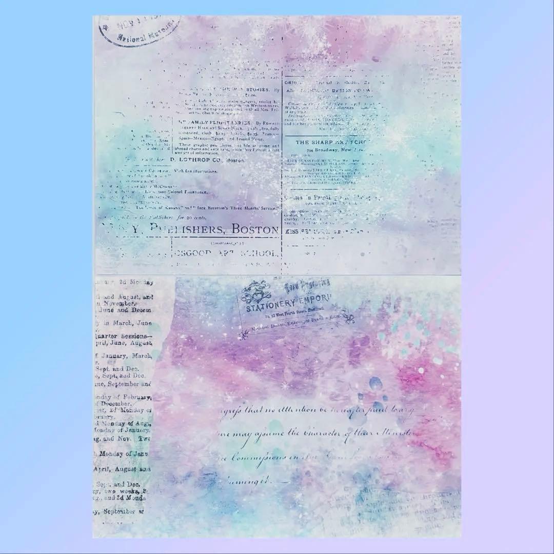 ◇ rio_ykr ◇ lapis lazuli ✻ 両面デザインペーパー ４種