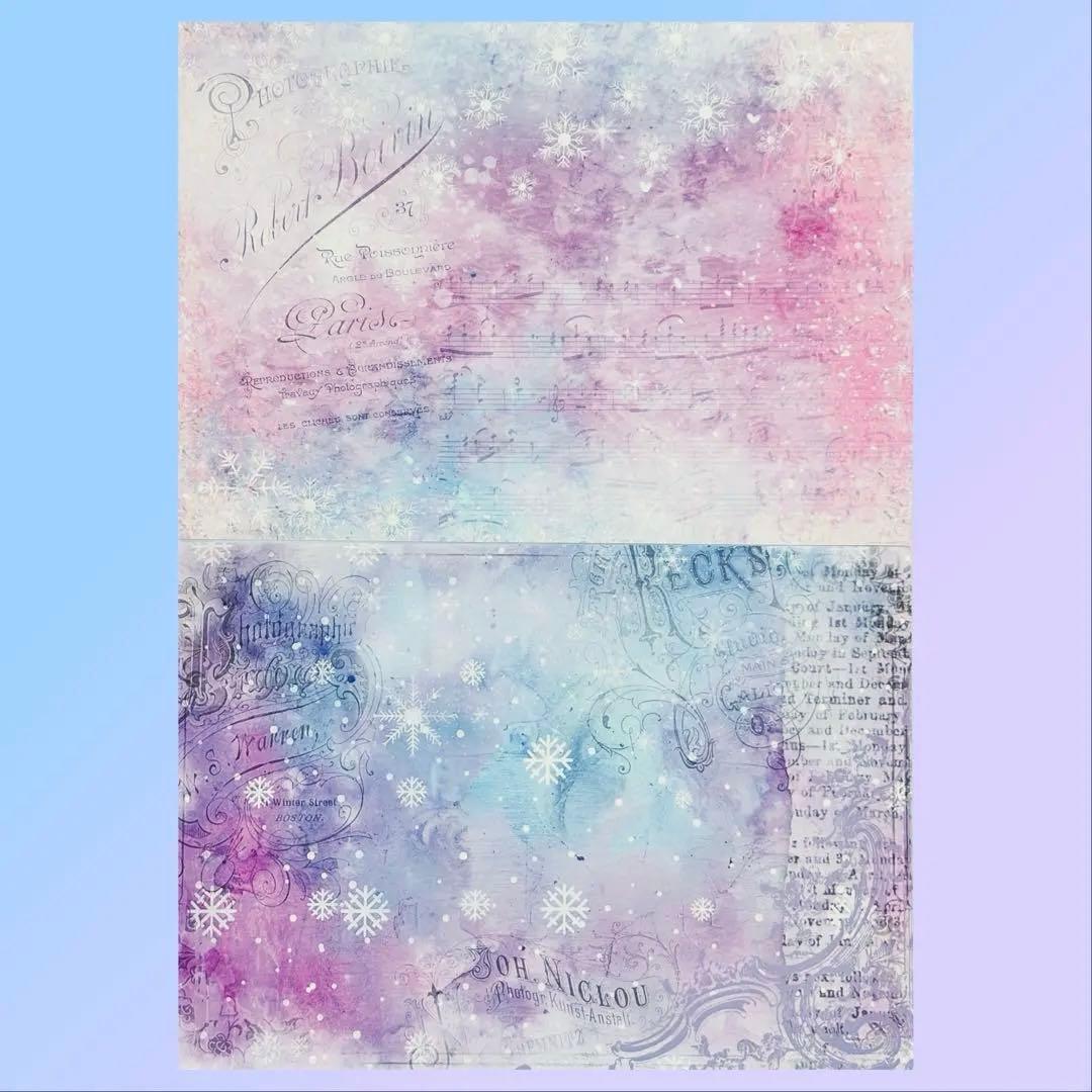 ◇ rio_ykr ◇ lapis lazuli ✻ 両面デザインペーパー ４種