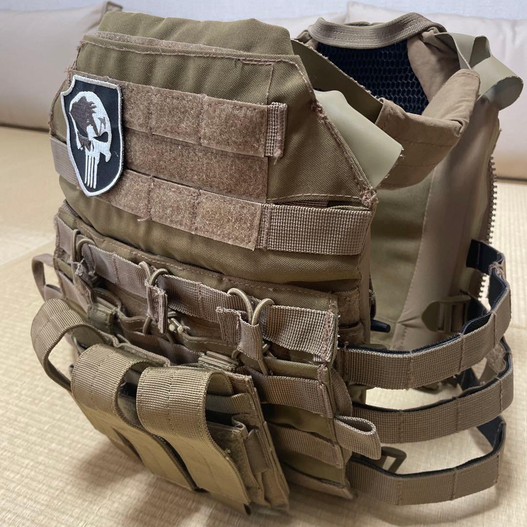 プレートキャリア、タクティカルベルトセット　JPC 2.0タイプ