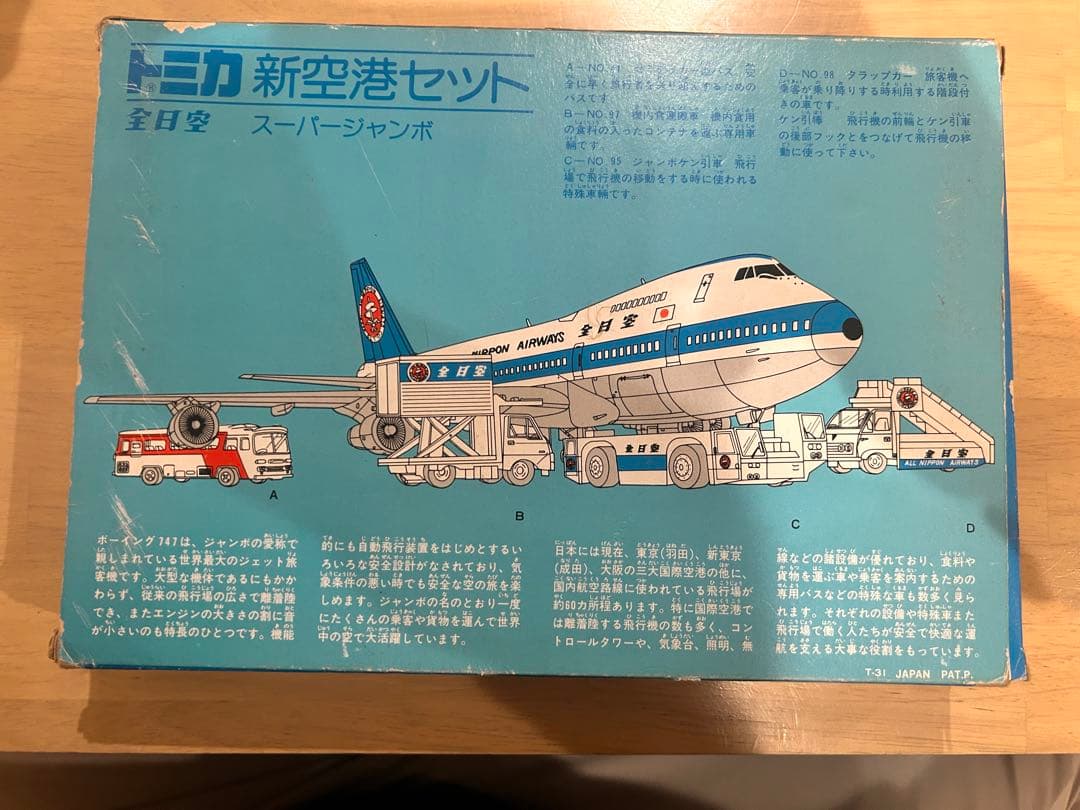 トミー　トミカ新空港セット スーパージャンボ 全日空　レア　当時物