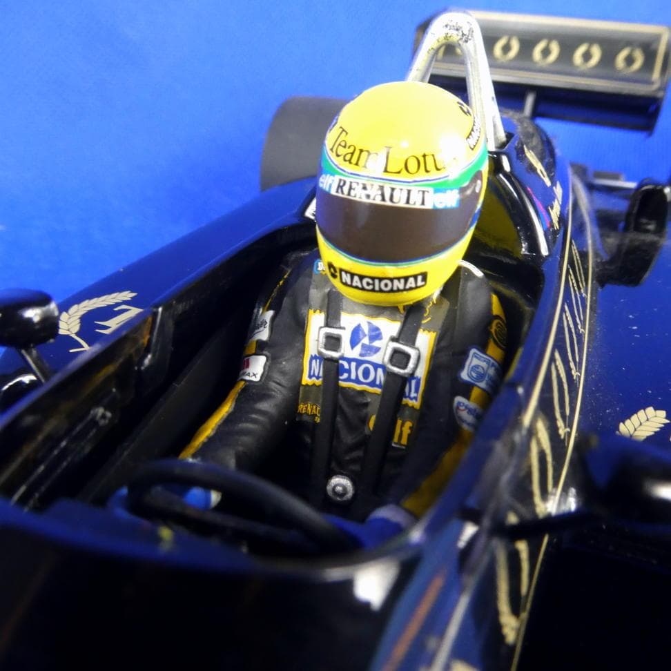 アイルトン・セナ★ロータスルノー９８T★１２★１９８６年★セナコレクション限定品